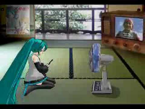 【第1回MMD杯本選】初音ミクの台風☆初体験のようです【室温：39度】