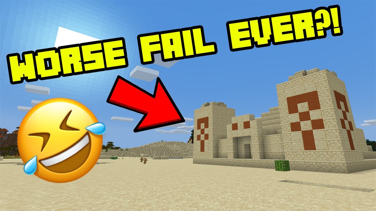 Is This The Stupidest Minecraft Fail Ever?! - YouTube