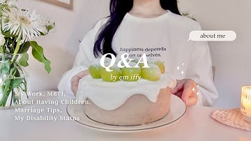 ケーキ作りながらQ&A🎂｜私の今の仕事､mbti､子供について､夫婦円満の秘訣、引っ越し・マイホームについて etc.