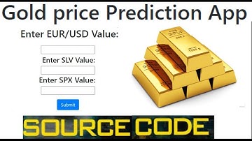 Gold price Prediction (End to End) Project Using Machine Learning with Flask Deployment UBprogrammer
