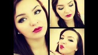 Cat Eye's And Plum Lips ♥ Sexy Fall Makeup Tutorial ♥ Look 2