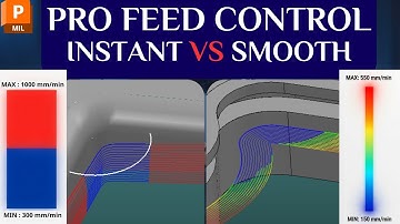 PowerMill: Pro Feed Control | Instant vs. Smooth Speed Explained