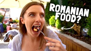 TRYING TRADITIONAL ROMANIAN FOOD | SIGHISOARA FOOD TOUR | ROMANIA