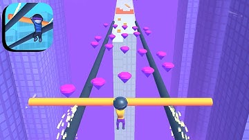 Roof Rails - All Levels Gameplay Android,ios #23