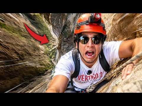 I Went RAPPELING for the First Time… I Descended a 30-METER Canyon
