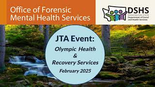 Olympic Health and Recovery Services - Programming for Thurston County Jail - Feb. 2025