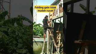 How to Install a Folding Gate #foldinggate
