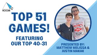 Top 51 Games! #40 - #31 (2021)