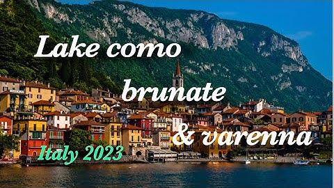 Exploring Lake Como,Brunate & Varenna | Italy 2023🇮🇹