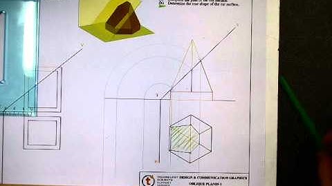 Solid Cut by Inclined Plane