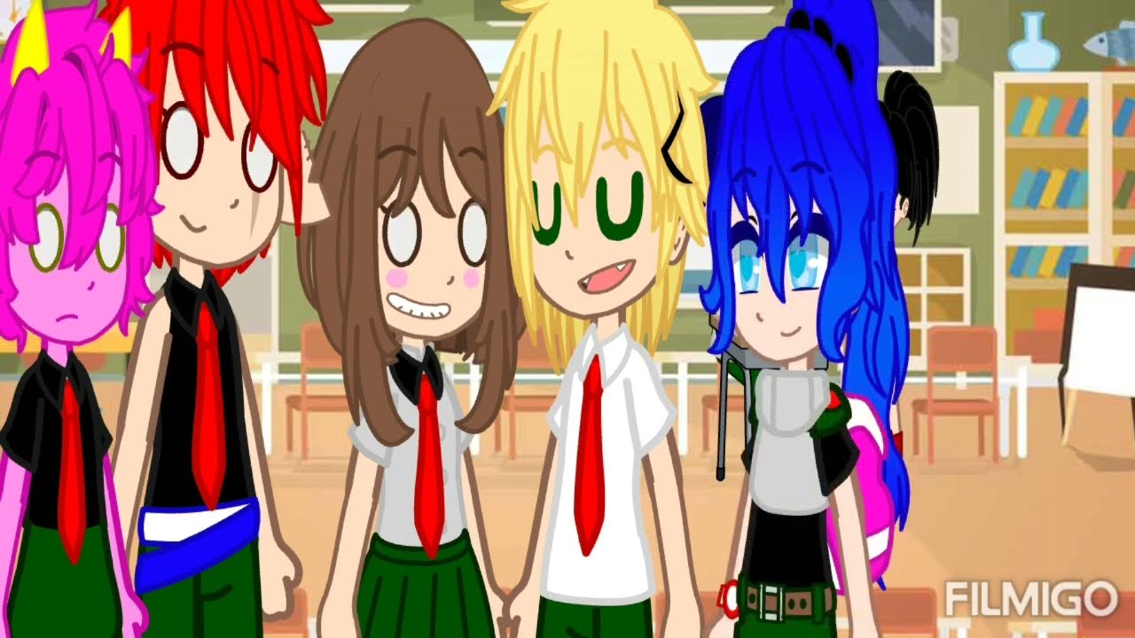 school killer part 1 #gachalife #mha #mlb #kny #bakanette #Dekunette