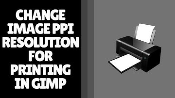 Hoe u de PPI-resolutie van een afbeelding voor afdrukken in GIMP kunt wijzigen