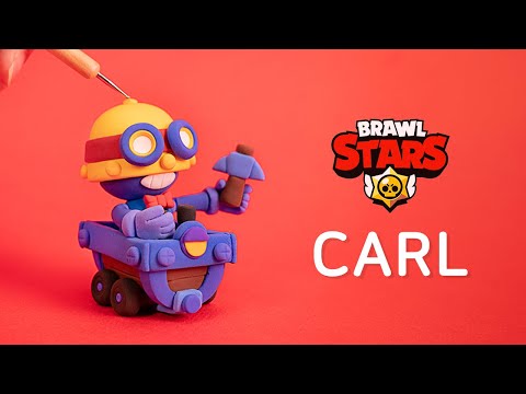 Brawl Stars Clay Art : CARL (Clay Tutorial, 칼)