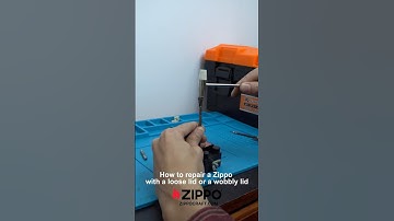 Loose Zippo Lid? Quick Fix! How to repair a Zippo with a loose lid or a wobbly lid.  #tutorial