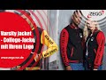 Varsity Jacket College Jacke Mit Ihrem Logo Von ZEGO Varsity Jacket College Jacke Mit Ihrem Logo Von ZEGO