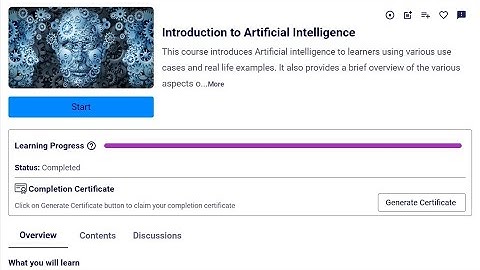 Introduction to Artificial Intelligence Answers | Infosys Springboard Virtual Internship 6.0