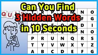 🔥 Word Search Challenge 🥇 Test Your Brain : Find the Hidden Words! 😏