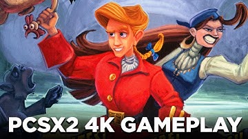 Escape from Monkey Island 4K UHD GAMEPLAY PCSX2 PS2 EMULATOR