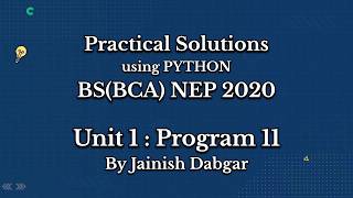 Python Practical 11: CM to Inches Converter with Validation | BCA Sem 5 | By Jainish Dabgar