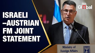 LIVE: Joint Statement by Israeli FM Gideon Saar & Austrian FM in Jerusalem | Diplomatic Talks