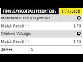 FOOTBALL PREDICTIONS TODAY 17/04/2025 SOCCER PREDICTIONS TODAY | BETTING TIPS, #footballpredictions