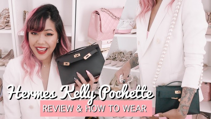 5 WAYS TO TURN THE HERMES KELLY POCHETTE INTO A SHOULDER BAG *game