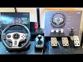 Unboxing and setup pxnv9 racing wheel  nintendo switch  gameplay