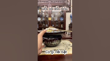 bát điếu khảm cẩn ốc hàng đẹp #batdieukhamcanoc #dogotrangchi #lenxuhuong