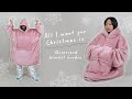 Make an oversized "blanket" hoodie with me | Great holiday gift idea!
