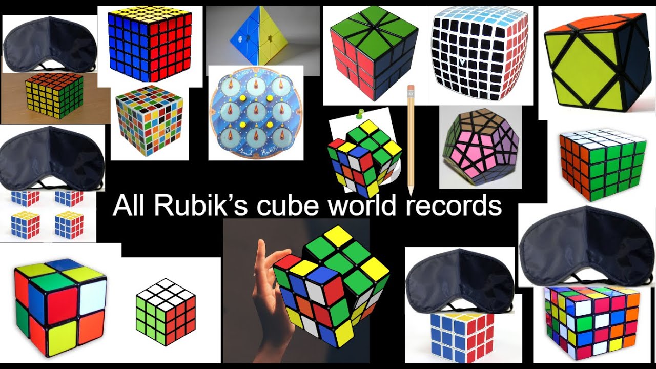 All Rubiks Cube World Records October 2022 YouTube