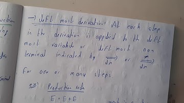 3 Derivation left and right derivation with example