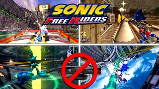 Sonic Free Riders (No Kinect Patch) - [All Stages - 1st Place]