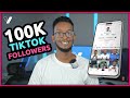 Sidee 100k tiktok followers ku gaari kartaa  tijaabada aan aniga ku gaaray