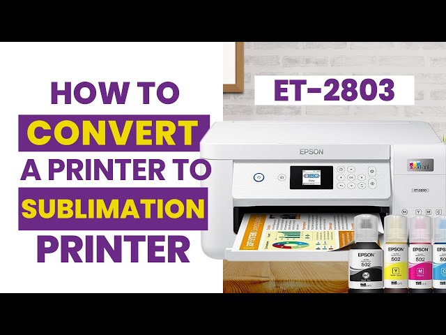 How To Convert An Epson Printer For Sublimation - Tastefully Frugal