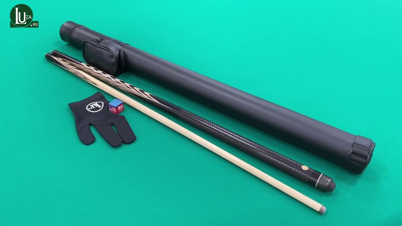 Бильярдный кий Бэтмен 21 запил, с гравировкой, Черный граб, Граб (С. Дроздов) - Luza.ru