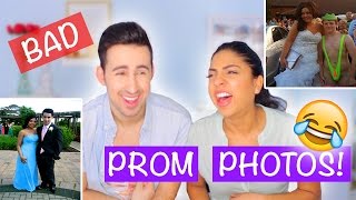 REACTING TO EMBARRASSING PROM PHOTOS (including our own)!