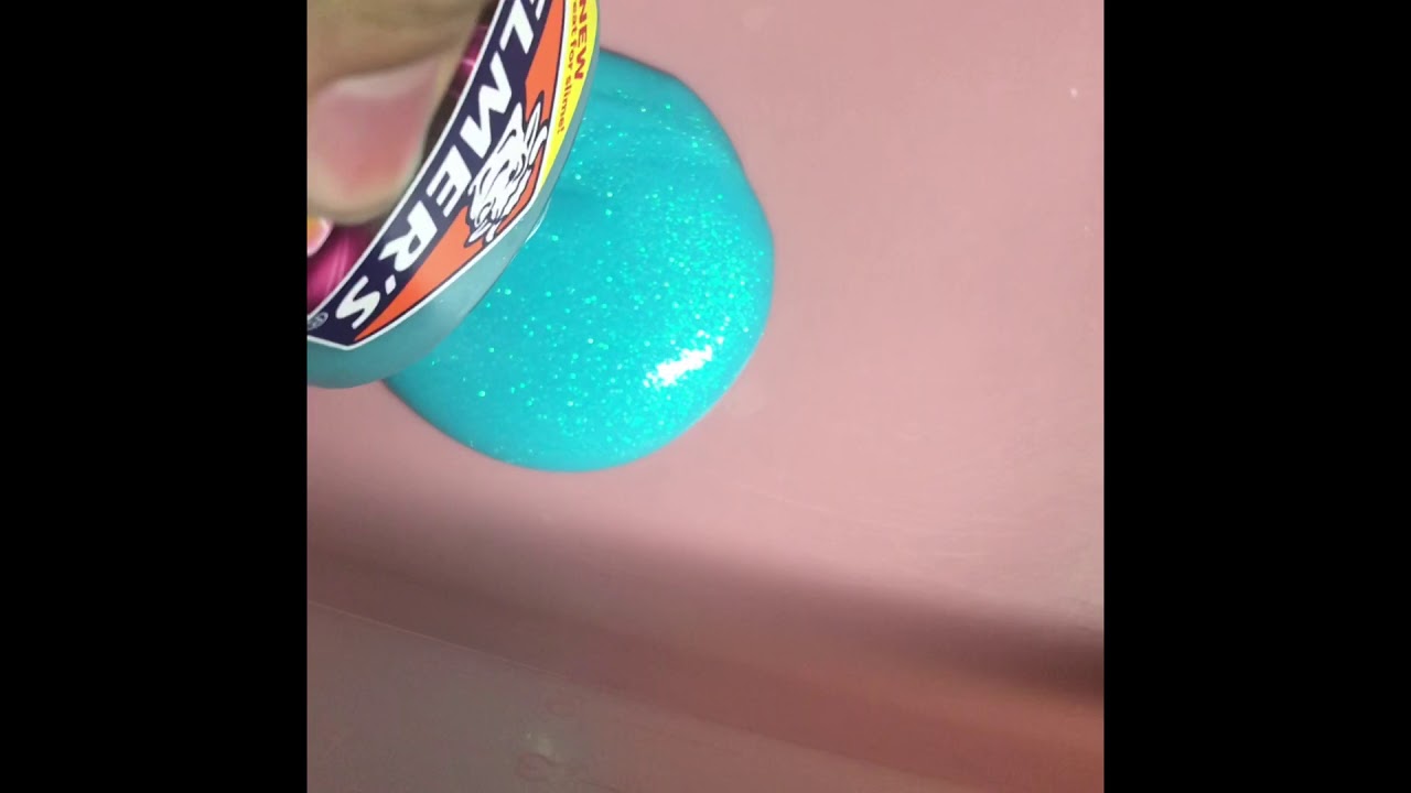 Trying glow in the dark elmers glue for slime!! - YouTube