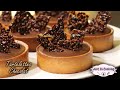 Recette de Tartelettes au Chocolat, Praliné et Tuiles de Grué de Cacao