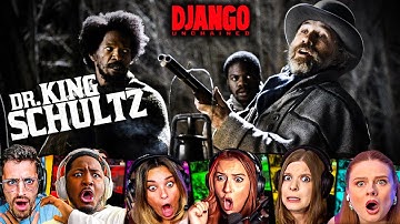 TOP "Schultz Sets Django Free" Reactions! Django Unchained (2012) Movie Reaction First Time Watching