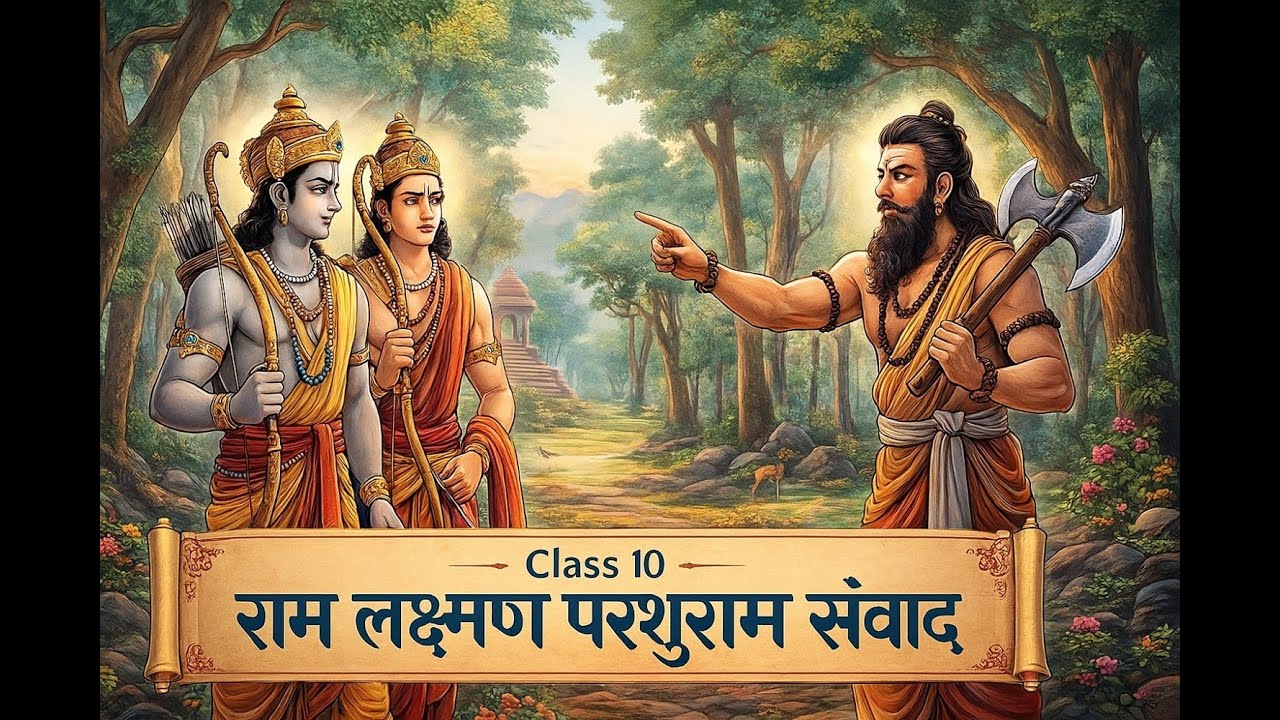 Ram Lakshman Parshuram Samvad Class 10 | Full Explanation In Animation | NCERT Hindi Chapter | CBSE