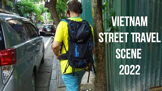 Follow a Big Guy to Explore The Old Quarter Hanoi Vietnam - Vietnam Street Travel Scene 2022