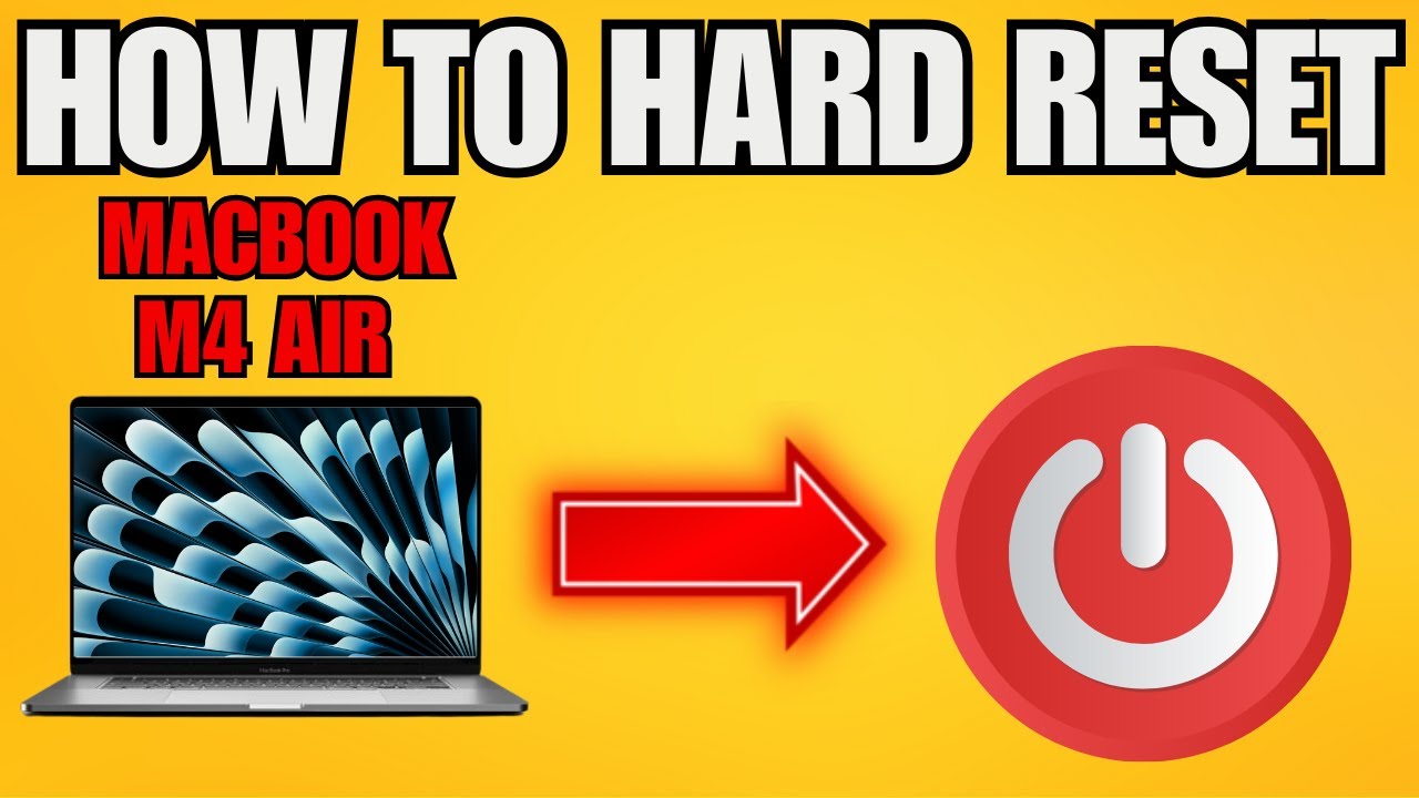 How To Hard Reset Macbook Air M4 (2025) - Step by Step - YouTube