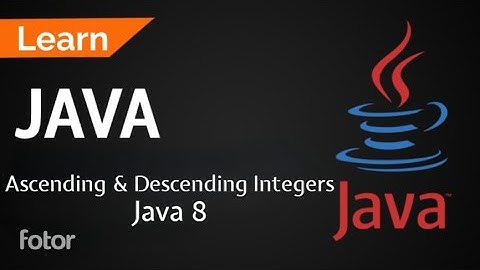 Java 8 Program to Print Ascending and Descending Order of a List of Integers | Learn Code | Sorting