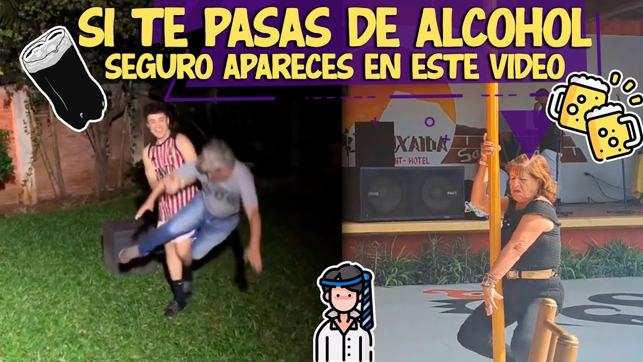 SI TE PASAS DE ALCOHOL SEGURO APARECES EN ESTE VIDEO🤣BORRACHOS EXTREMOS😂