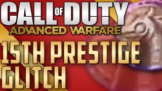 ADVANCED WARFARE 15TH PRESTIGE GLITCH TUTORIAL UNPATCHED!!! (CoD AW Glitch Tutorial!)