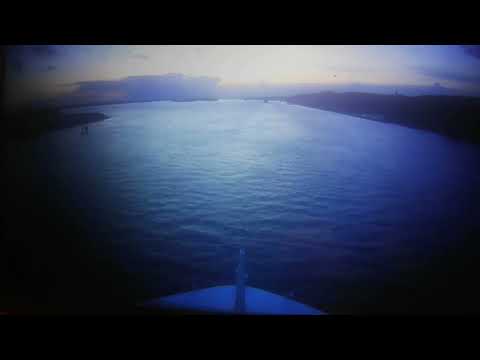 Leaving Port in Hamburg, Germany!