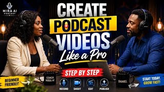 How to Create Podcast Videos Like a PRO with AI 🎙️ | Step-by-Step Tutorial