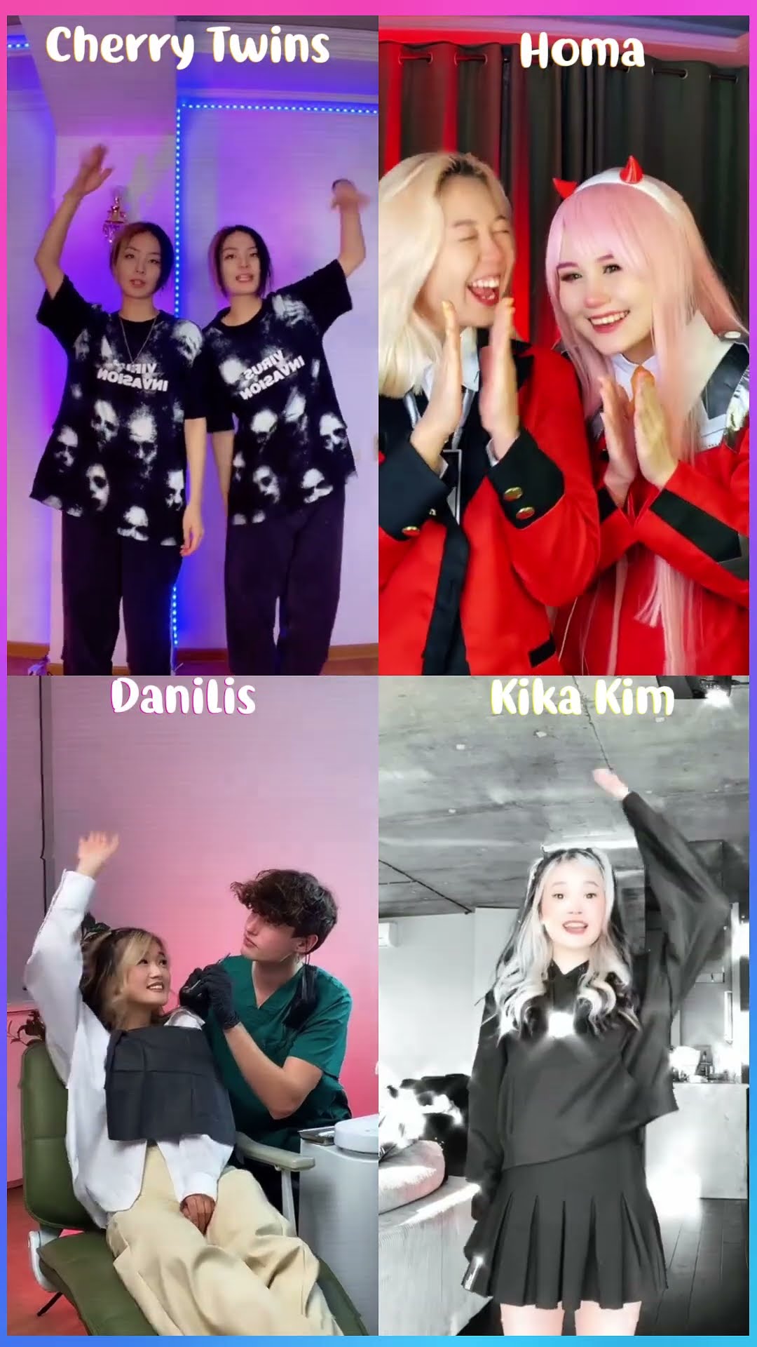 Gambare Ora - Cherry Twins x Homa x Danilis x Kika Kim #shorts #dance #tiktok