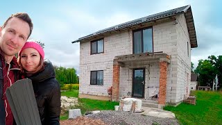 Couple Builds Amazing HOUSE 1 year in 20 minutes  TIMELAPSE