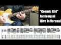 (TAB) "Cosmic Girl" Jamiroquai (Live in Verona) Rob Harris - '74 Fender Telecaster #funk #Guitar